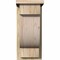 Ekena Millwork Alpine Rough Sawn Corbel w/Backplate, Douglas Fir, 8"W x 10"D x 18"H COR08X10X18ALP01RDF - alternate 3
